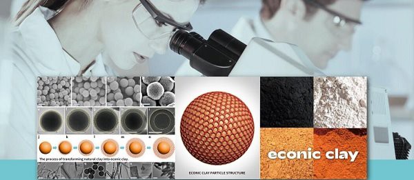 Econic Clay Particle Structure