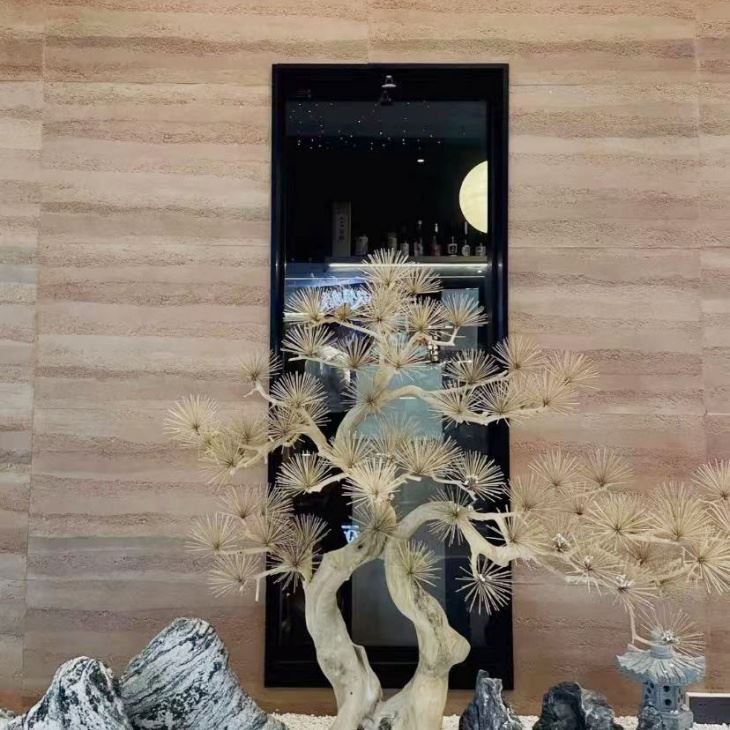 Flexible Tiles Rammed Earth Wall Decoration