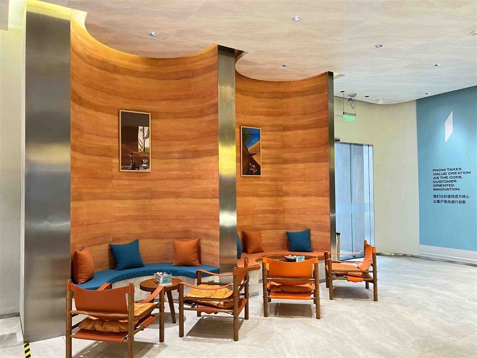 Indoor Flexible Rammed Earth Wall Tiles