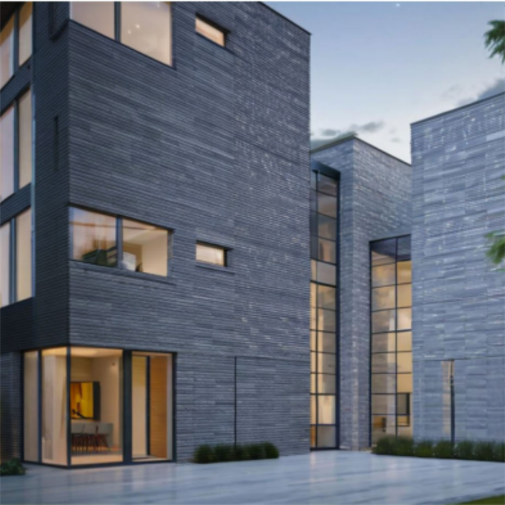 Lightweight & Sustainable Of Curtain Wall:Oman Linear Stone