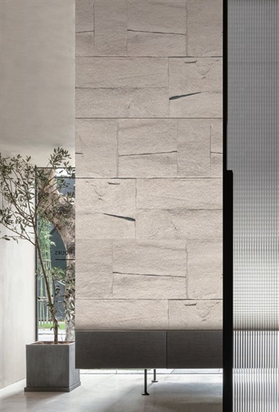 Oblique Mushroom Stone Flexible Tile Interior Exterior