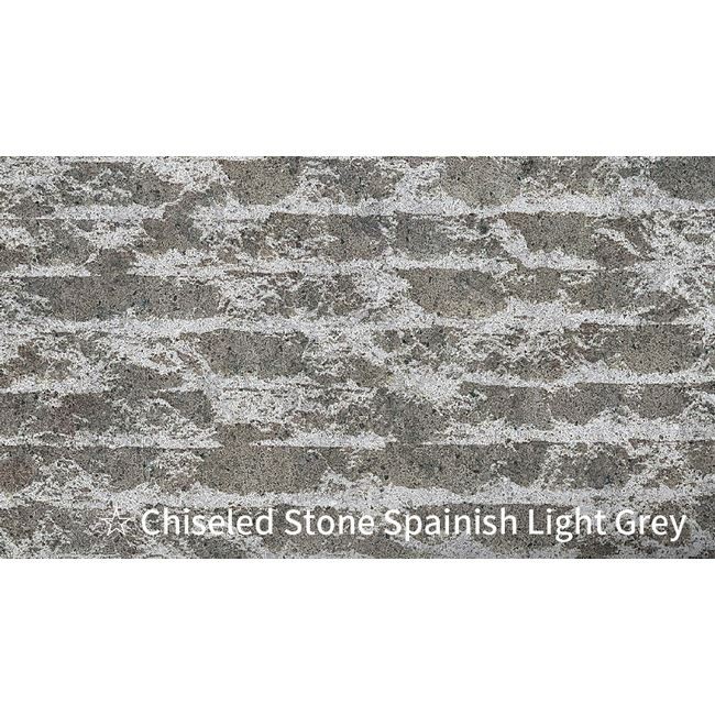 Econic Clay Tiles Chiseled Stone Spainish Light Grey