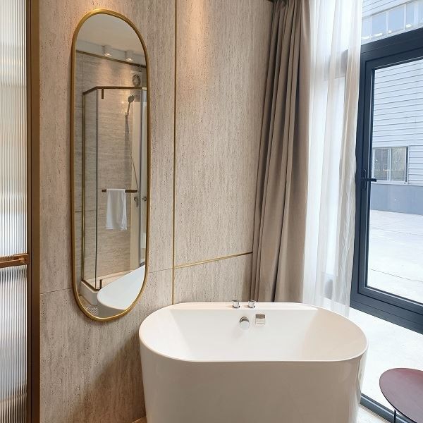 MCM Modify Econic Clay Material Interior And Exterior Flexible 3D Travertine Ceramic Tile