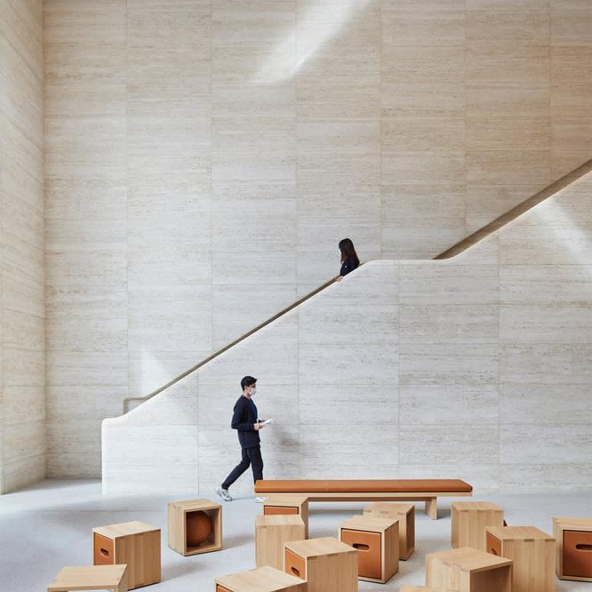 Travertine interior & exterior wall cladding texture